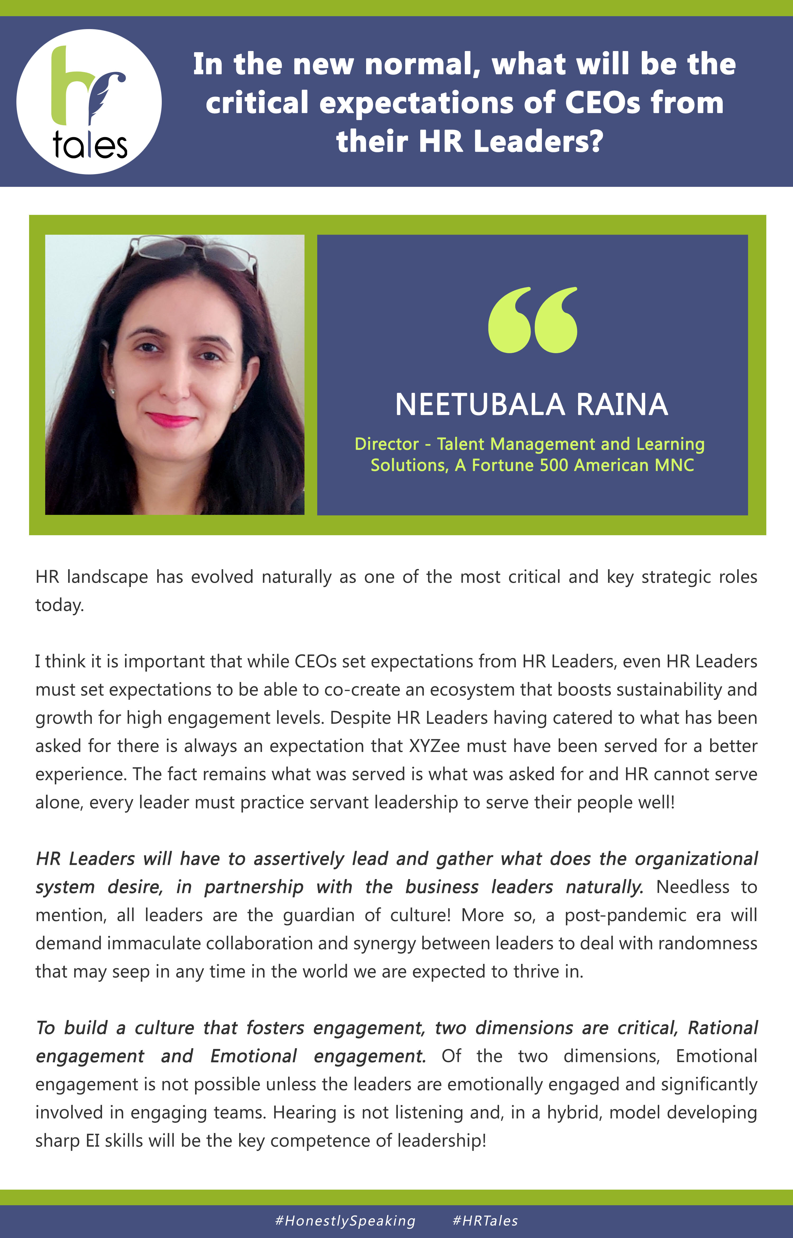 Expectations from HR Leaders